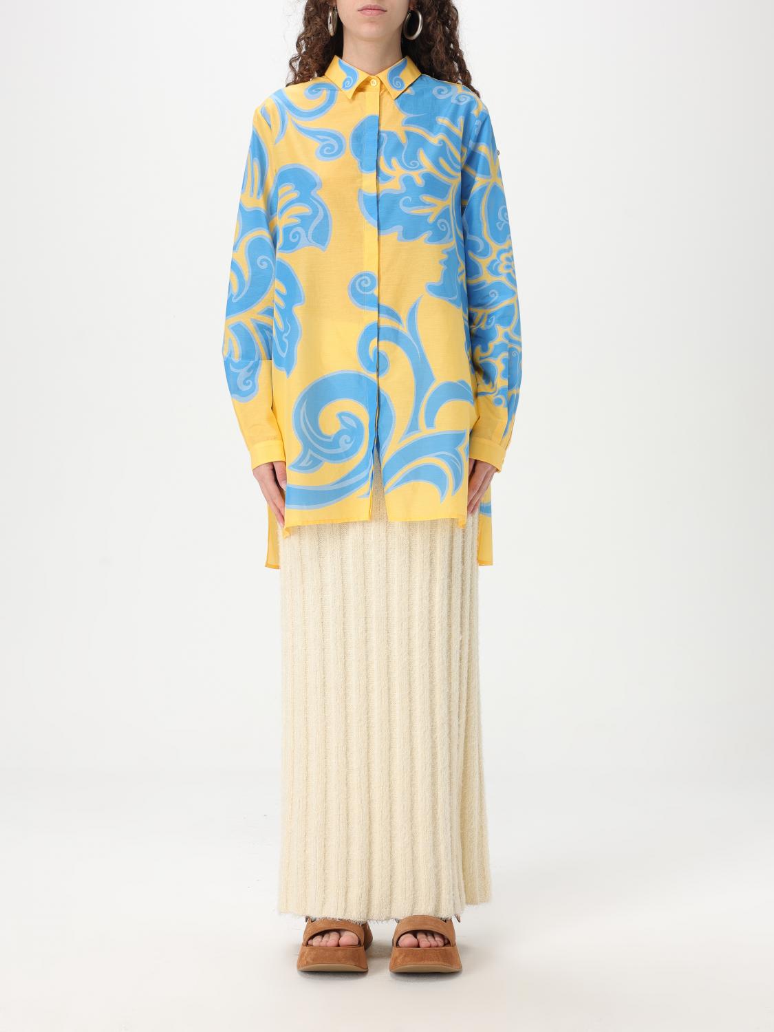 ETRO CAMICIA: Camicia Etro in cotone e seta con stampa floreale , Fantasia - Img 1