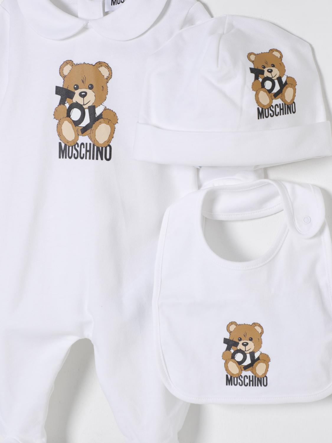 MOSCHINO 점프수트: 팩 남아 Moschino, 화이트 - Img 3