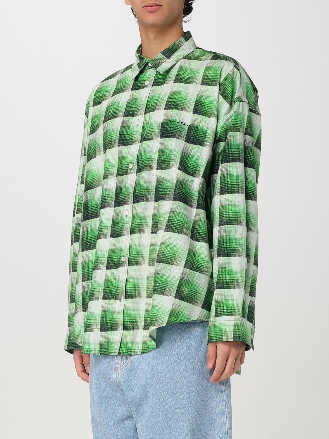 ACNE STUDIOS SHIRT: Shirt men Acne Studios, Green - Img 4