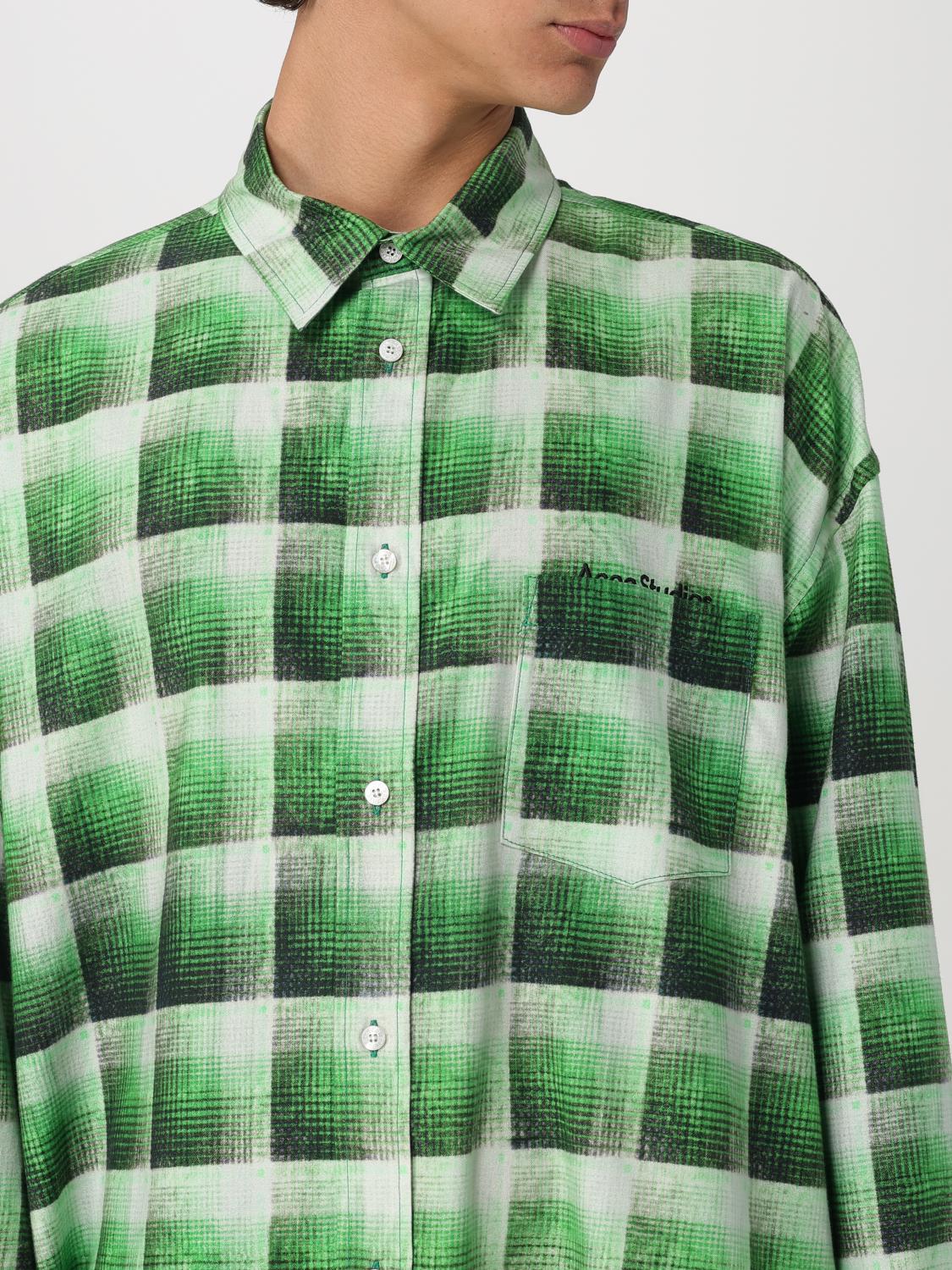 ACNE STUDIOS SHIRT: Shirt men Acne Studios, Green - Img 5