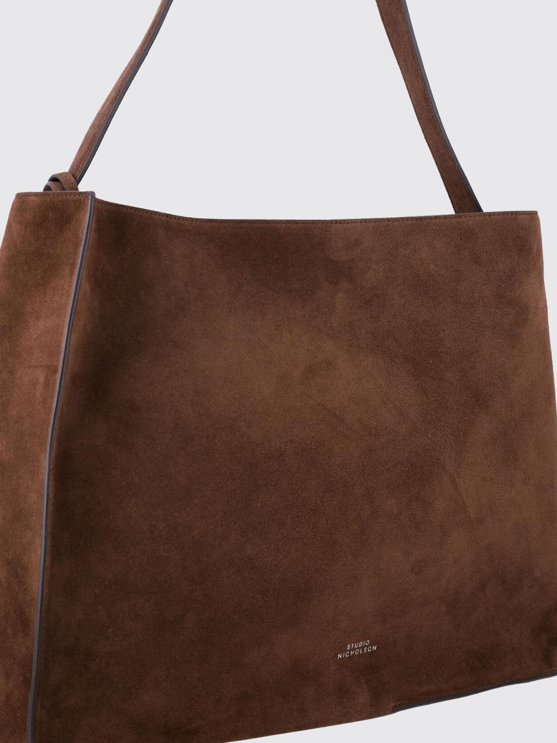 STUDIO NICHOLSON BOLSO DE HOMBRO: Bolso de hombro mujer Studio Nicholson, Marrón - Img 3