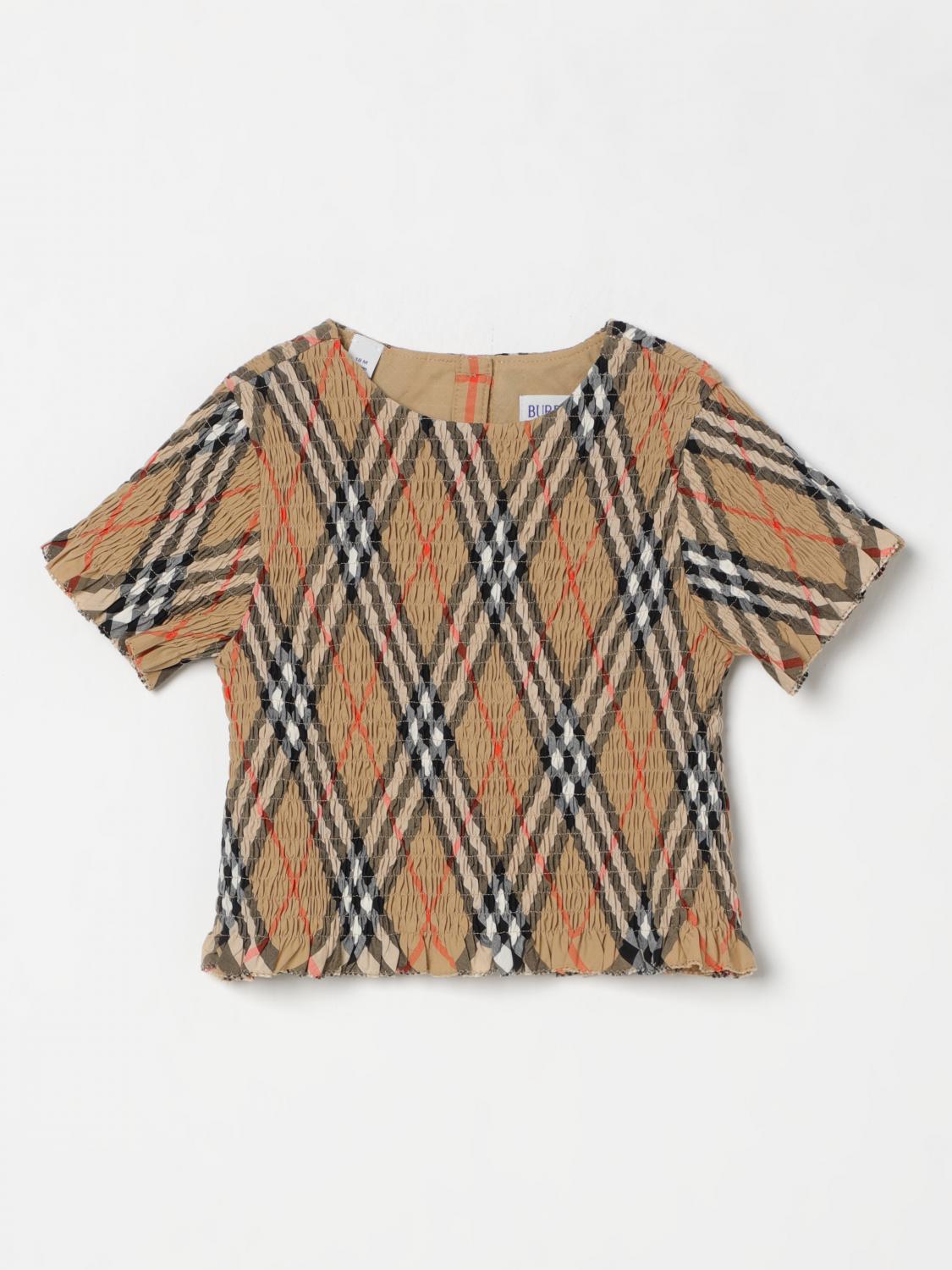 BURBERRY TOP: Pullover kinder Burberry, Beige - Img 1