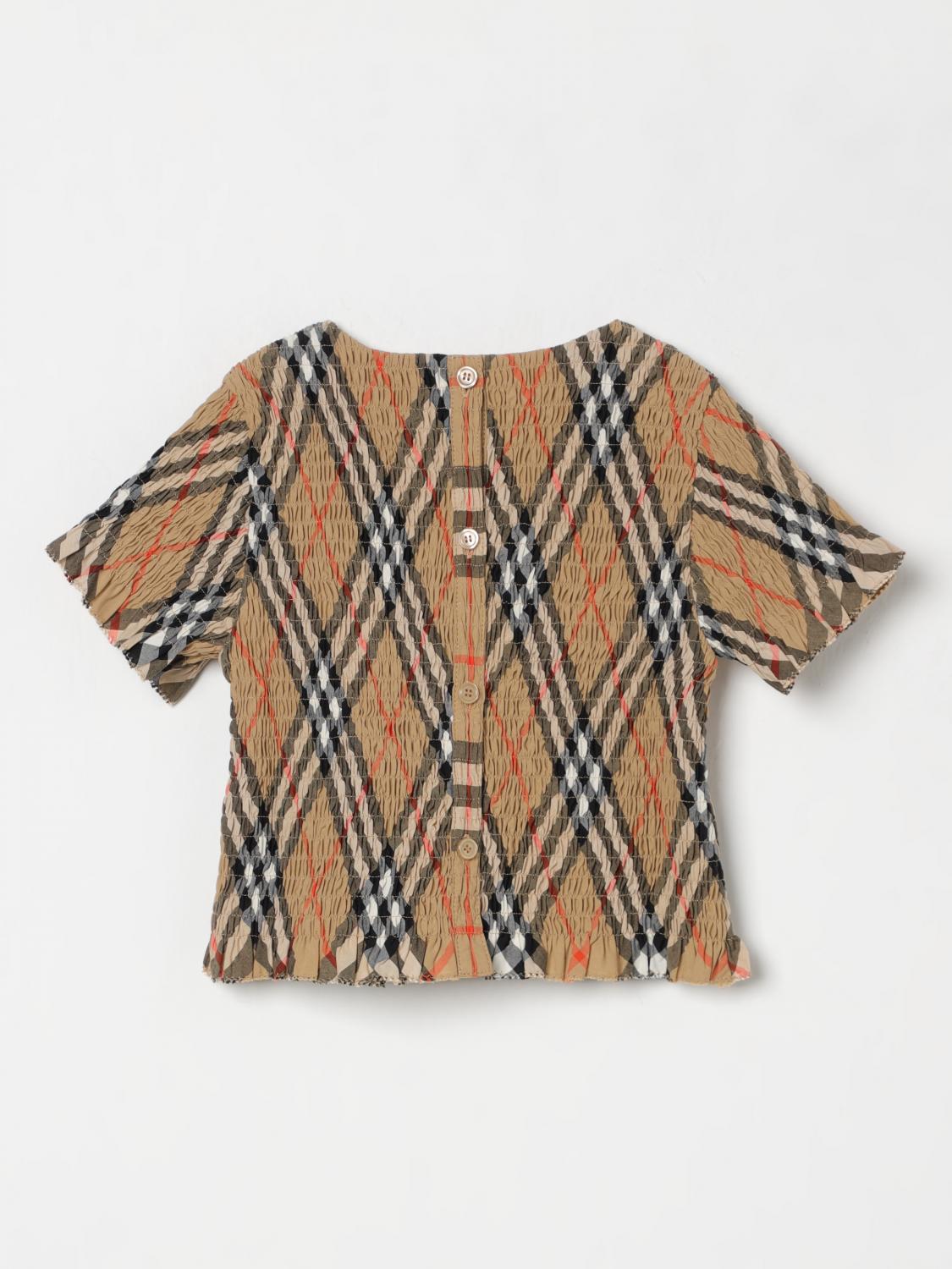 BURBERRY TOP: Pullover kinder Burberry, Beige - Img 2