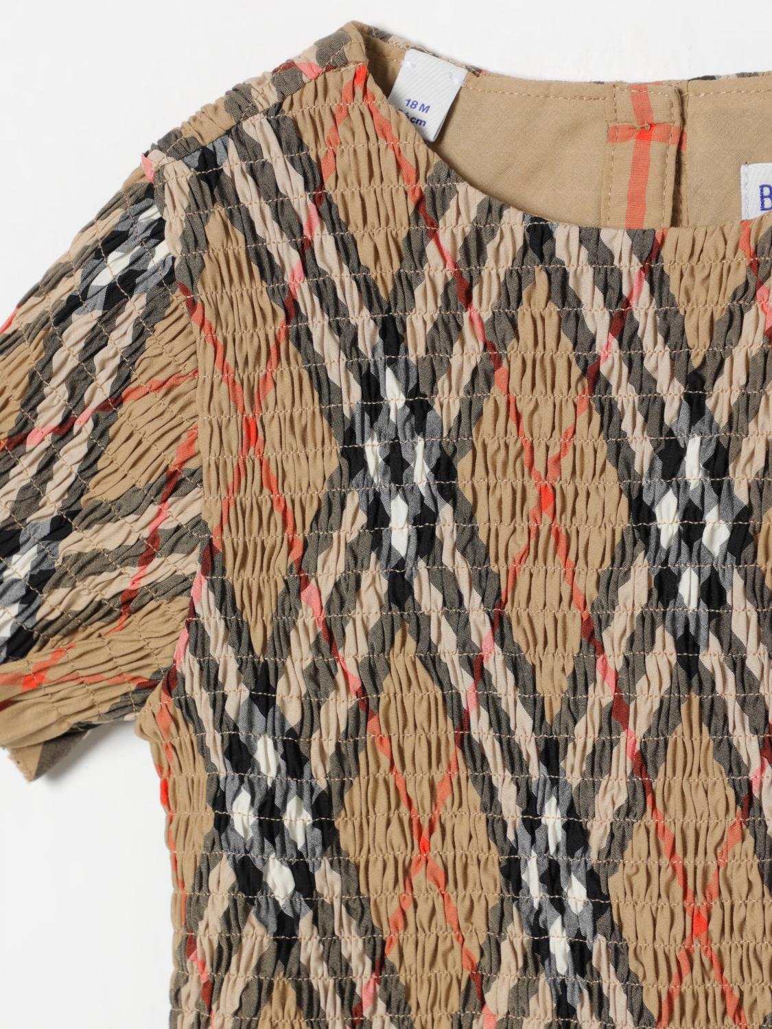 BURBERRY TOP: Pullover kinder Burberry, Beige - Img 3