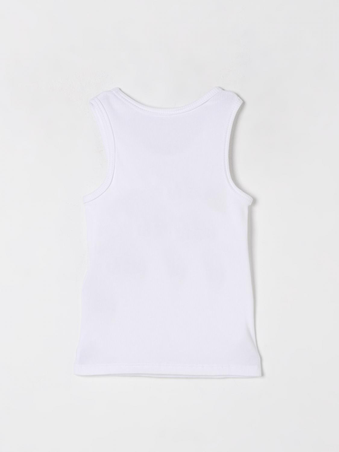GUCCI メッシュ タンクトップ ホワイト Cotton tank top with Web in