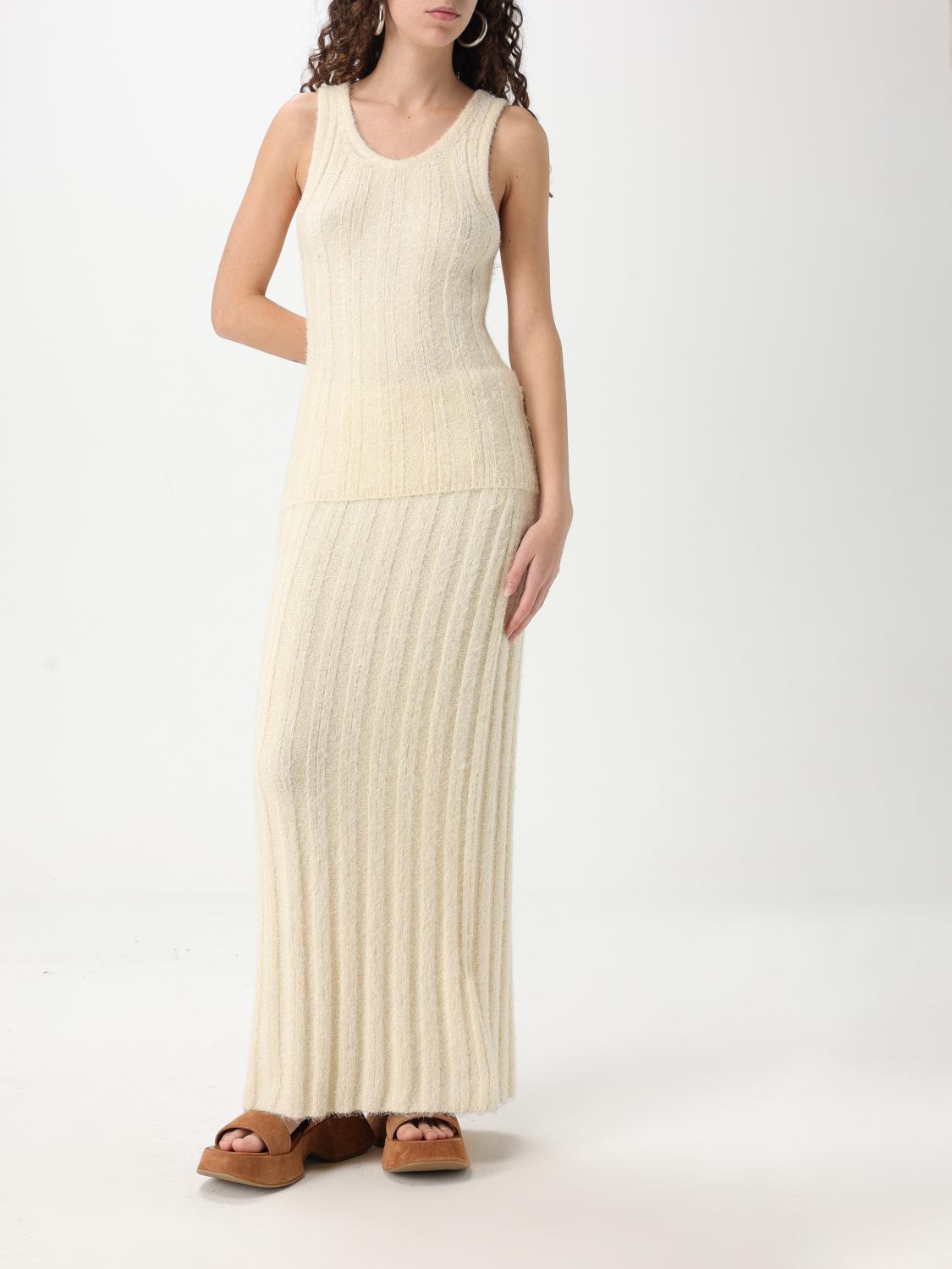KHAITE TOP: Top femme Khaite, Beige - Img 2