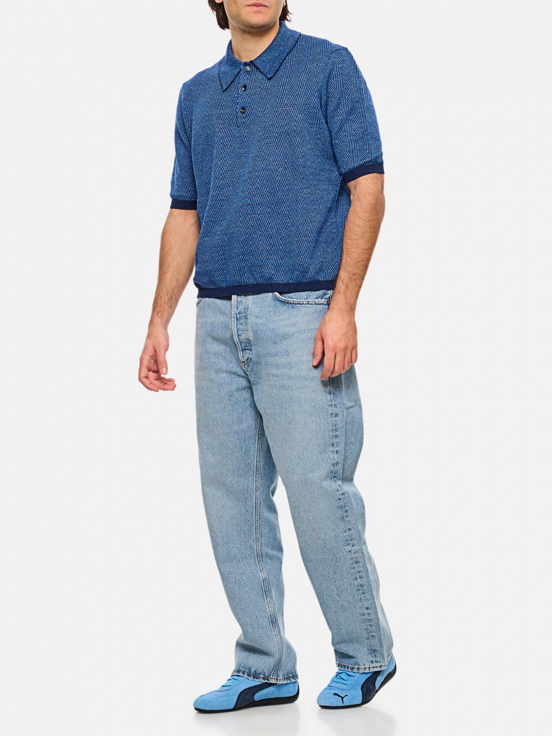 Bottega Veneta Tシャツ メンズ - ブルー | 809716V4VW0 | GIGLIO.COM