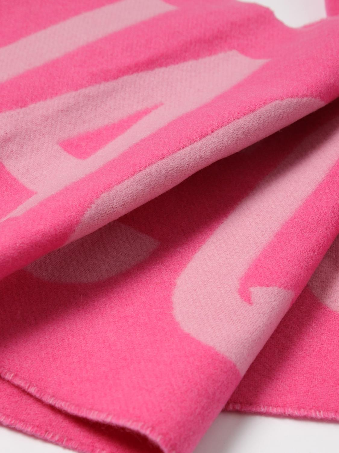JACQUEMUS SCIARPA: Sciarpa Jacquemus in lana vergine con logo jacquard , Rosa - Img 3