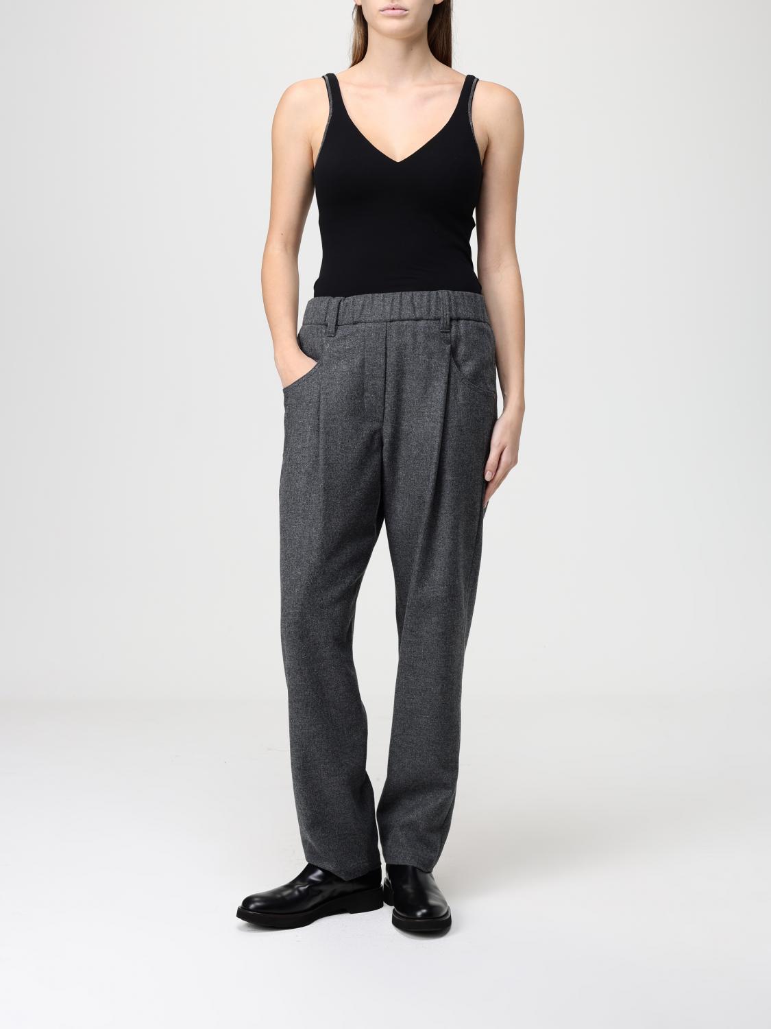 BRUNELLO CUCINELLI TOP: Top mujer Brunello Cucinelli, Negro - Img 2