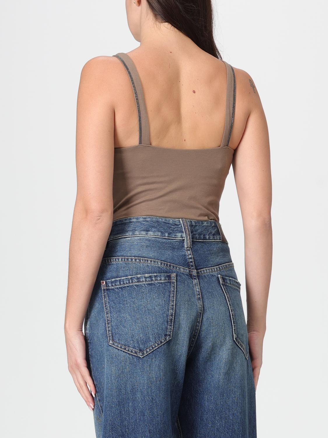 BRUNELLO CUCINELLI TOP: Top mujer Brunello Cucinelli, Cacao - Img 3