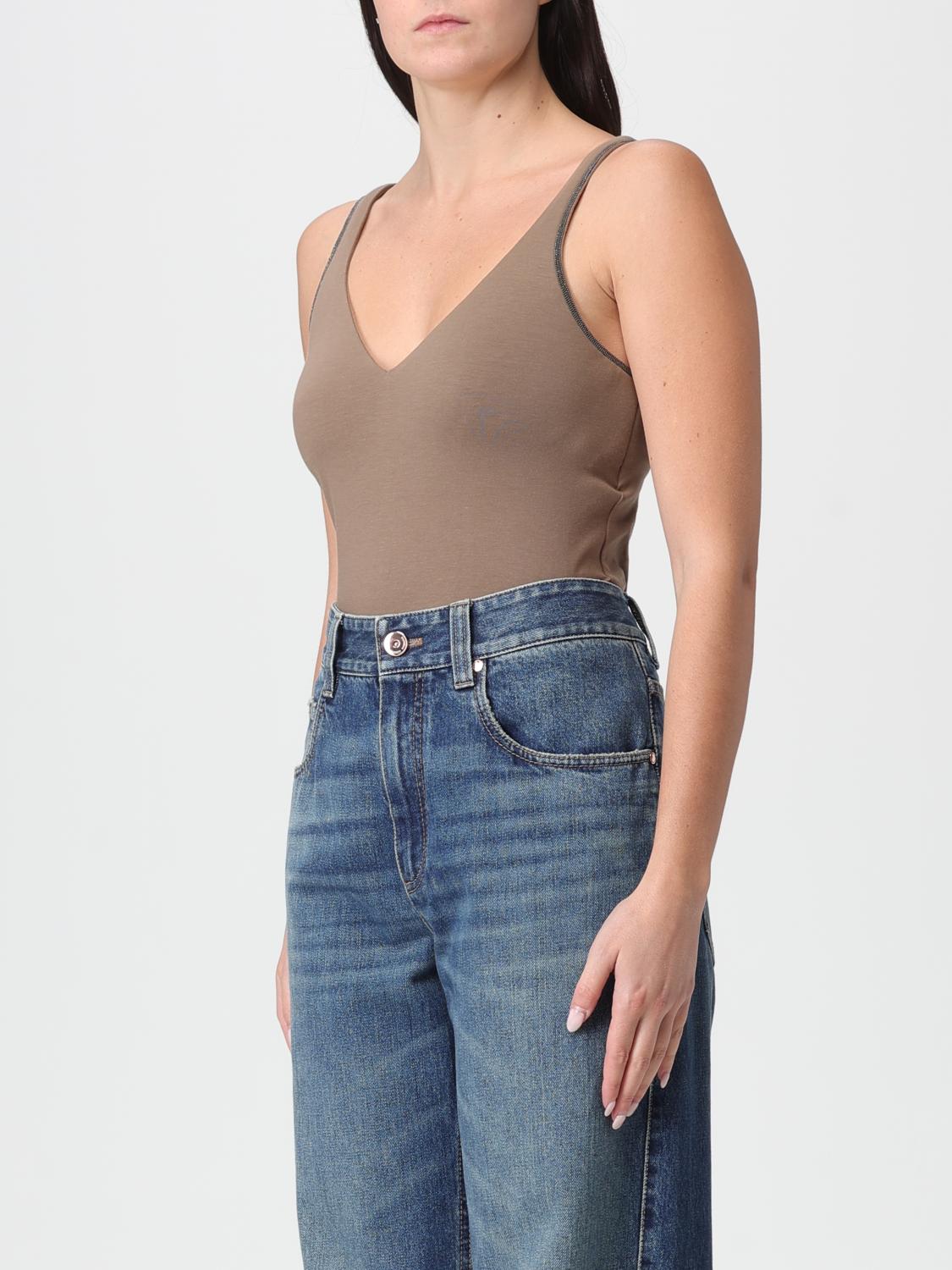 BRUNELLO CUCINELLI TOP: Top mujer Brunello Cucinelli, Cacao - Img 4