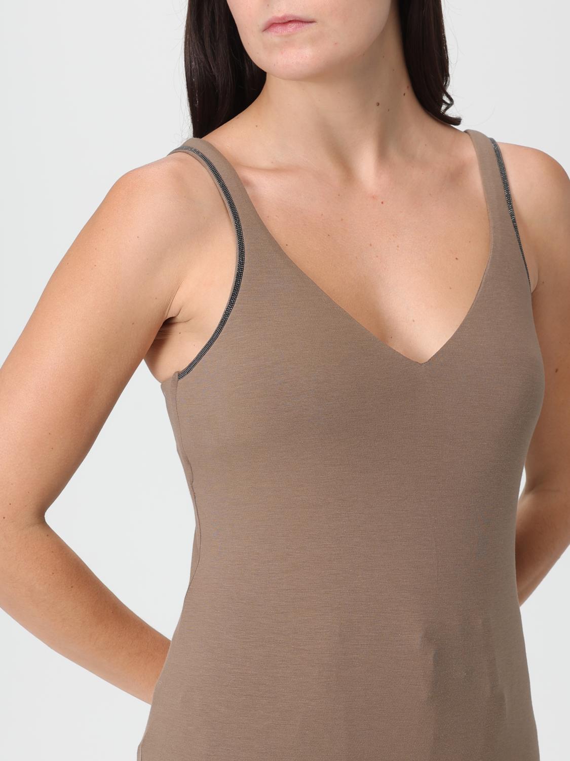 BRUNELLO CUCINELLI TOP: Top mujer Brunello Cucinelli, Cacao - Img 5