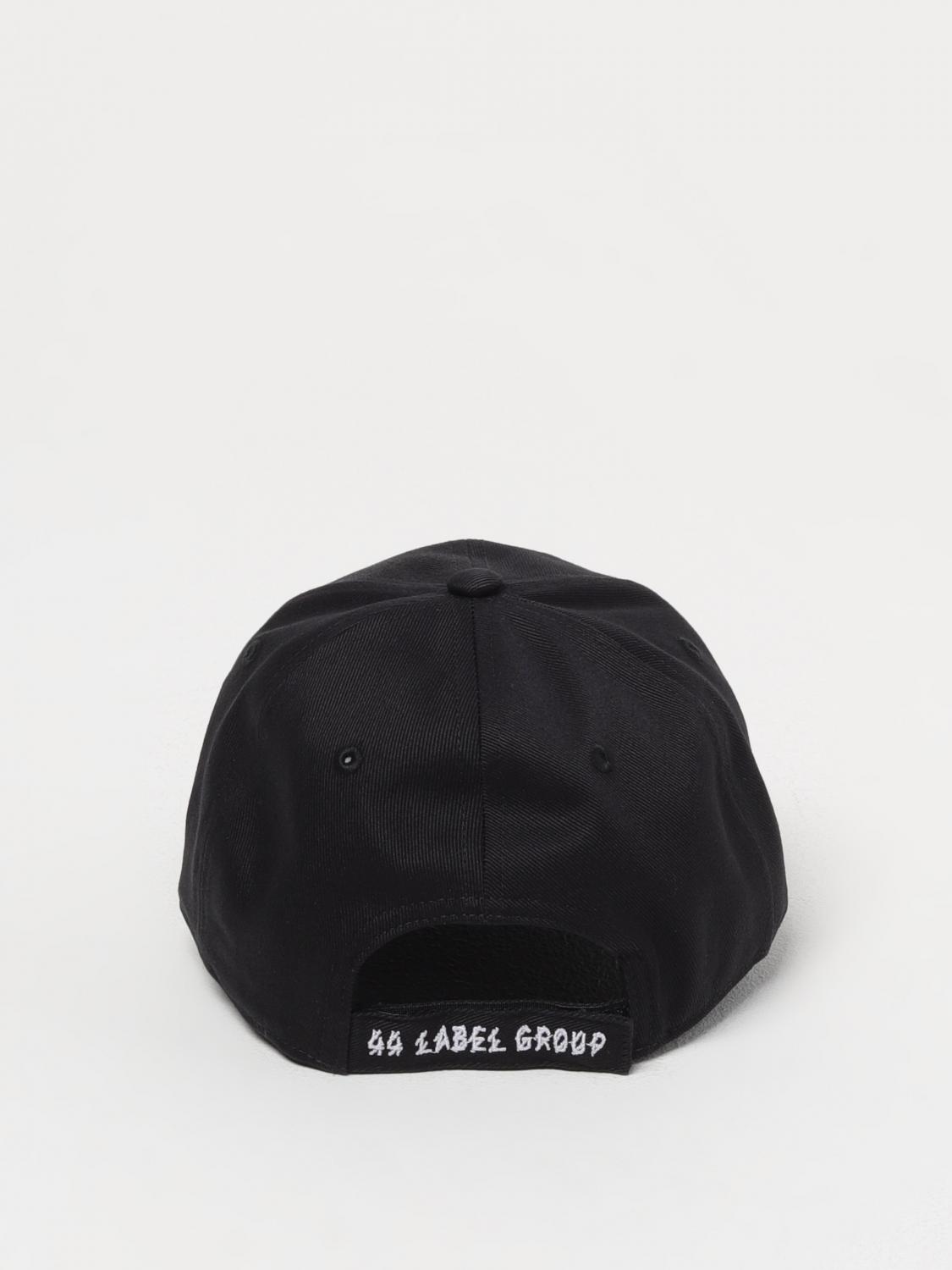 44 LABEL GROUP HAT: Hat men 44 Label Group, Black 1 - Img 3