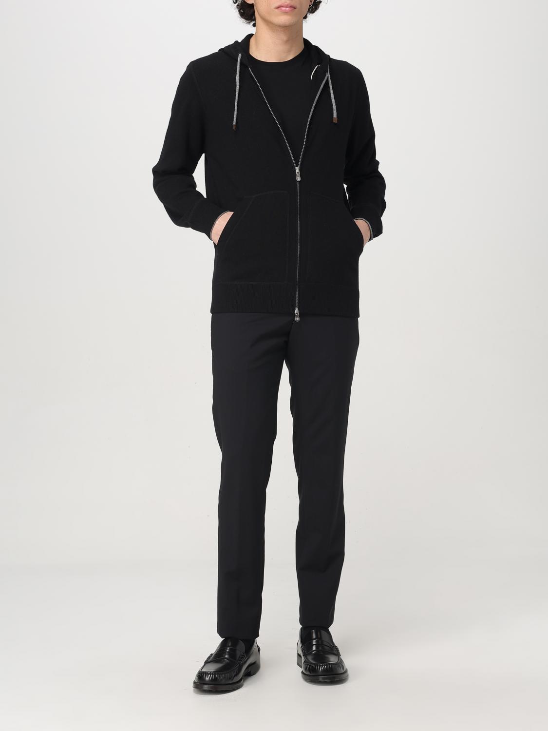 BRUNELLO CUCINELLI SWEATER: Sweater men Brunello Cucinelli, Black - Img 2