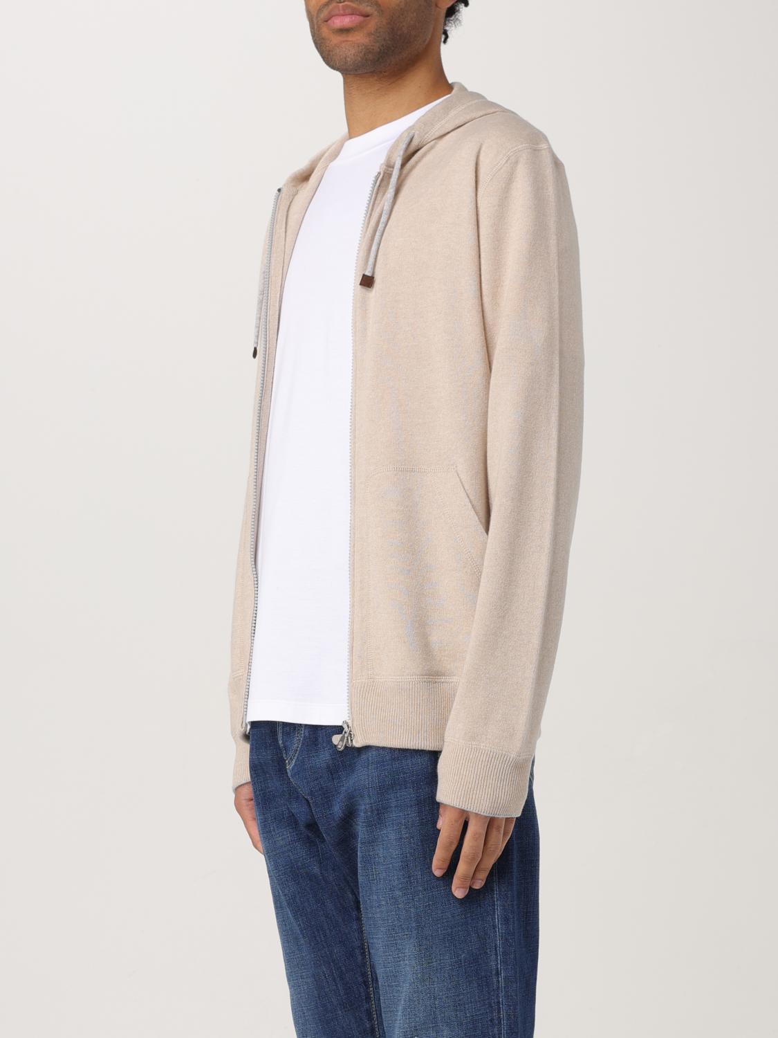 BRUNELLO CUCINELLI PULL: Pull homme Brunello Cucinelli, Beige - Img 4