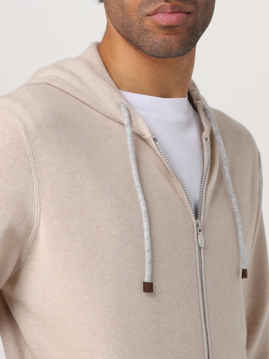 BRUNELLO CUCINELLI PULL: Pull homme Brunello Cucinelli, Beige - Img 5