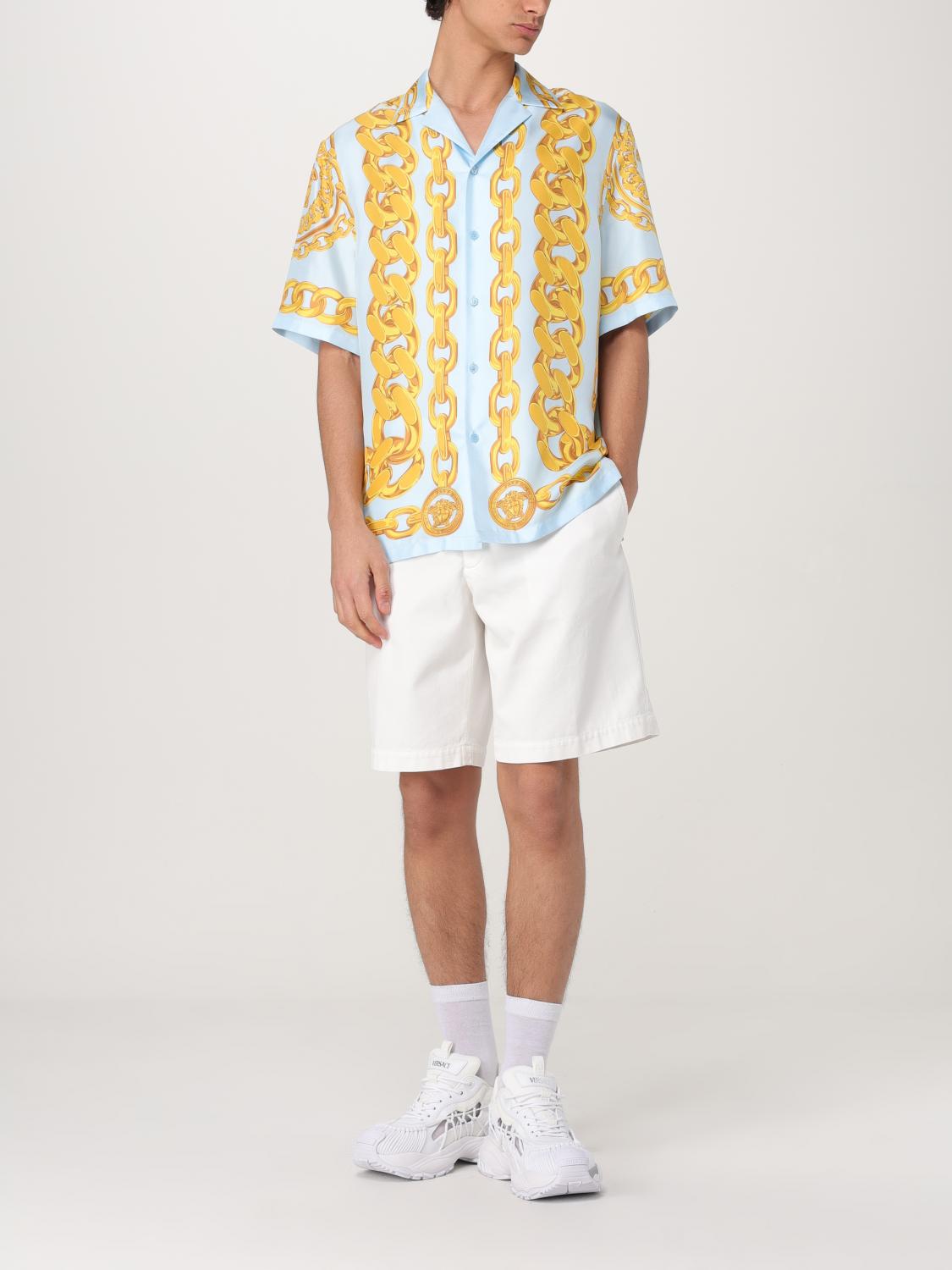 VERSACE HEMD: Hemd herren Versace, Blau - Img 2