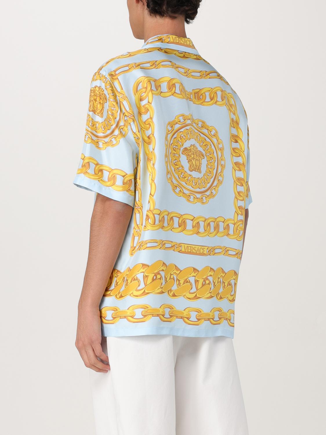 VERSACE HEMD: Hemd herren Versace, Blau - Img 3