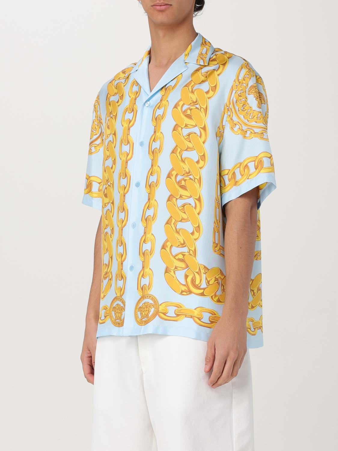 VERSACE HEMD: Hemd herren Versace, Blau - Img 4