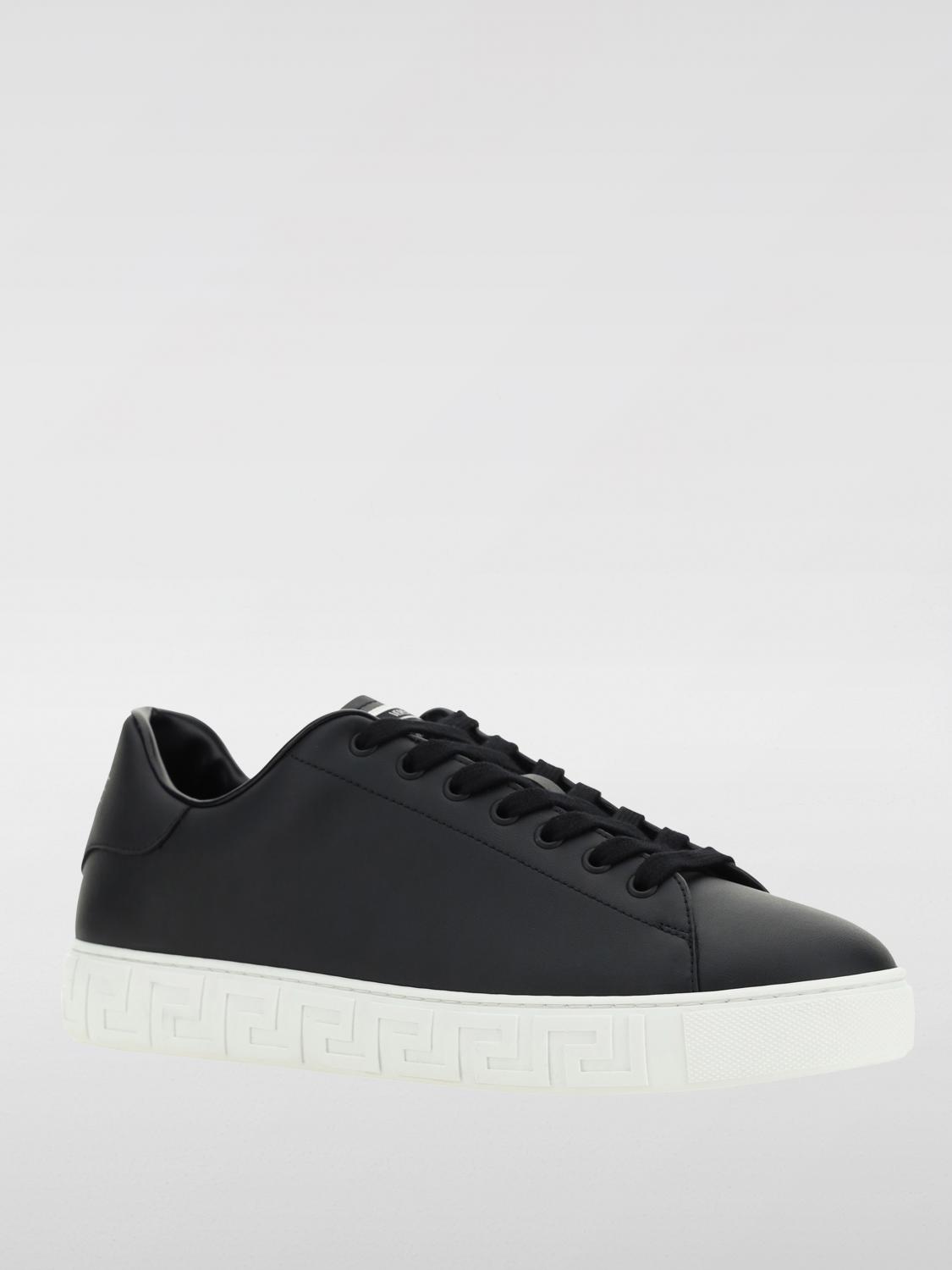 VERSACE SNEAKERS: Sneakers Greca Versace in pelle , Nero - Img 2