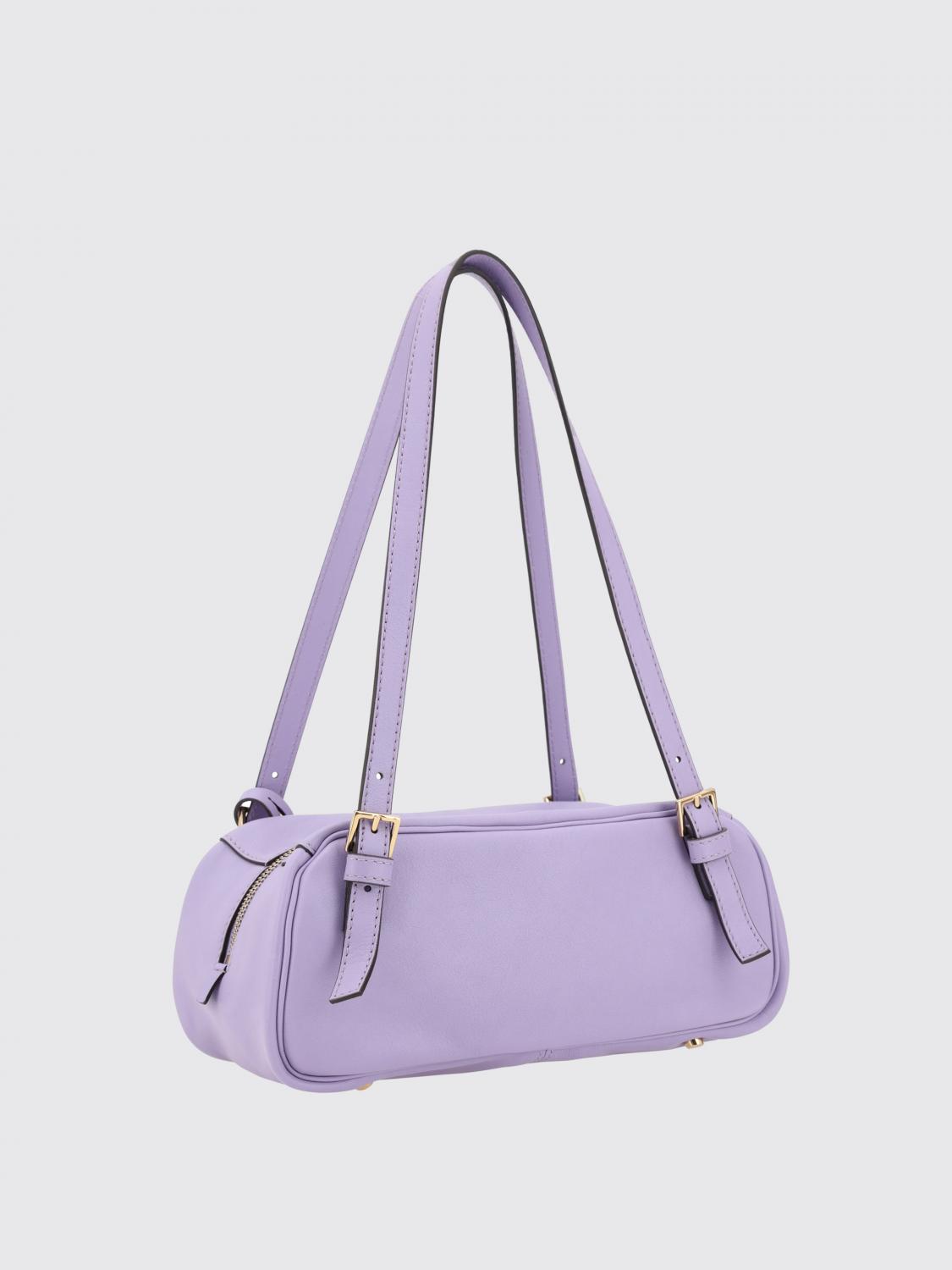 VERSACE BORSA A SPALLA: Borsa Tag Bowling Versace in pelle , Lilla - Img 2