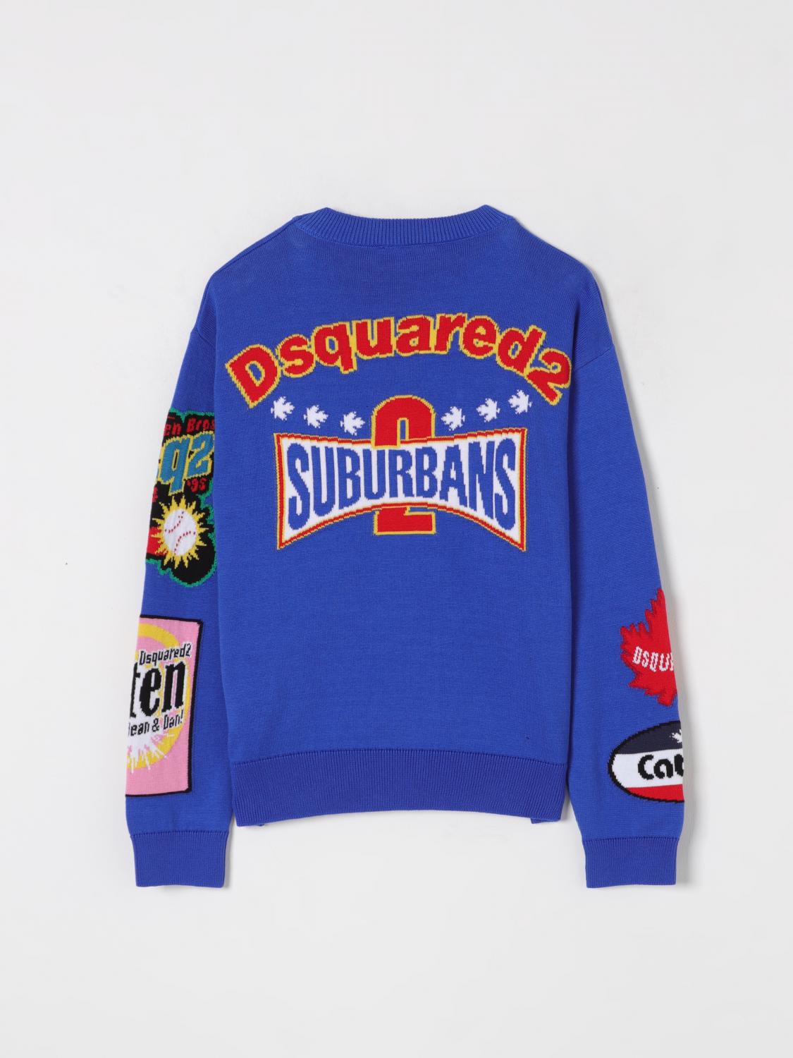 DSQUARED2 PULL: Pull enfant Dsquared2, Bleu - Img 2