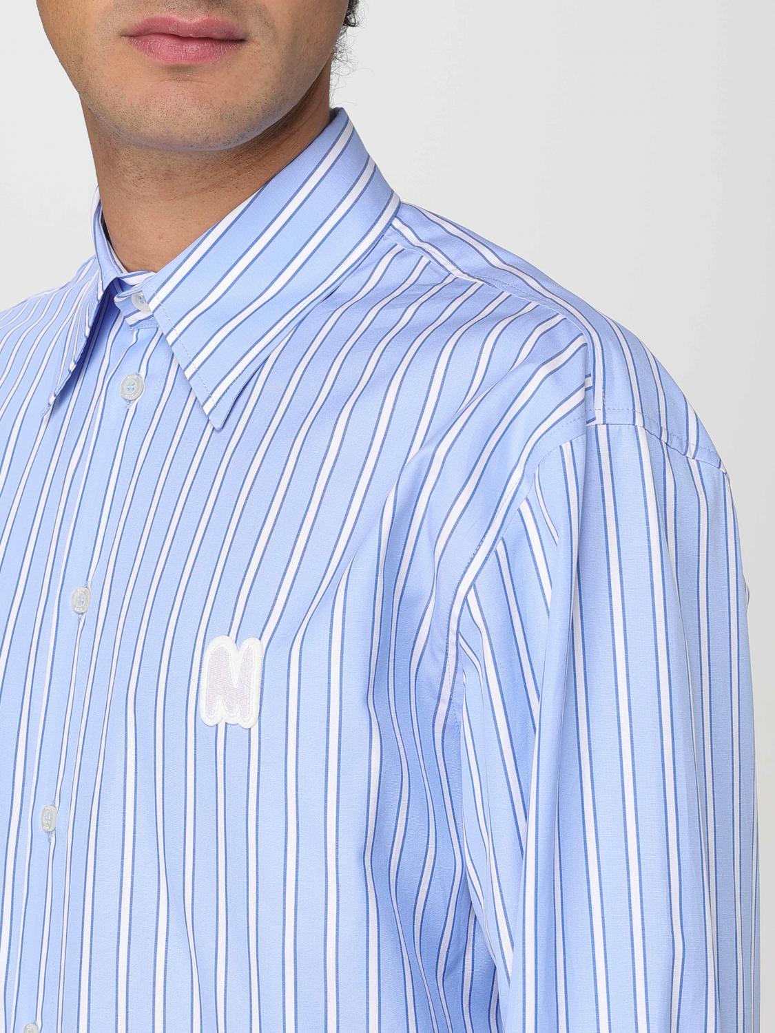 MSGM SHIRT: Shirt men MSGM, Blue - Img 4