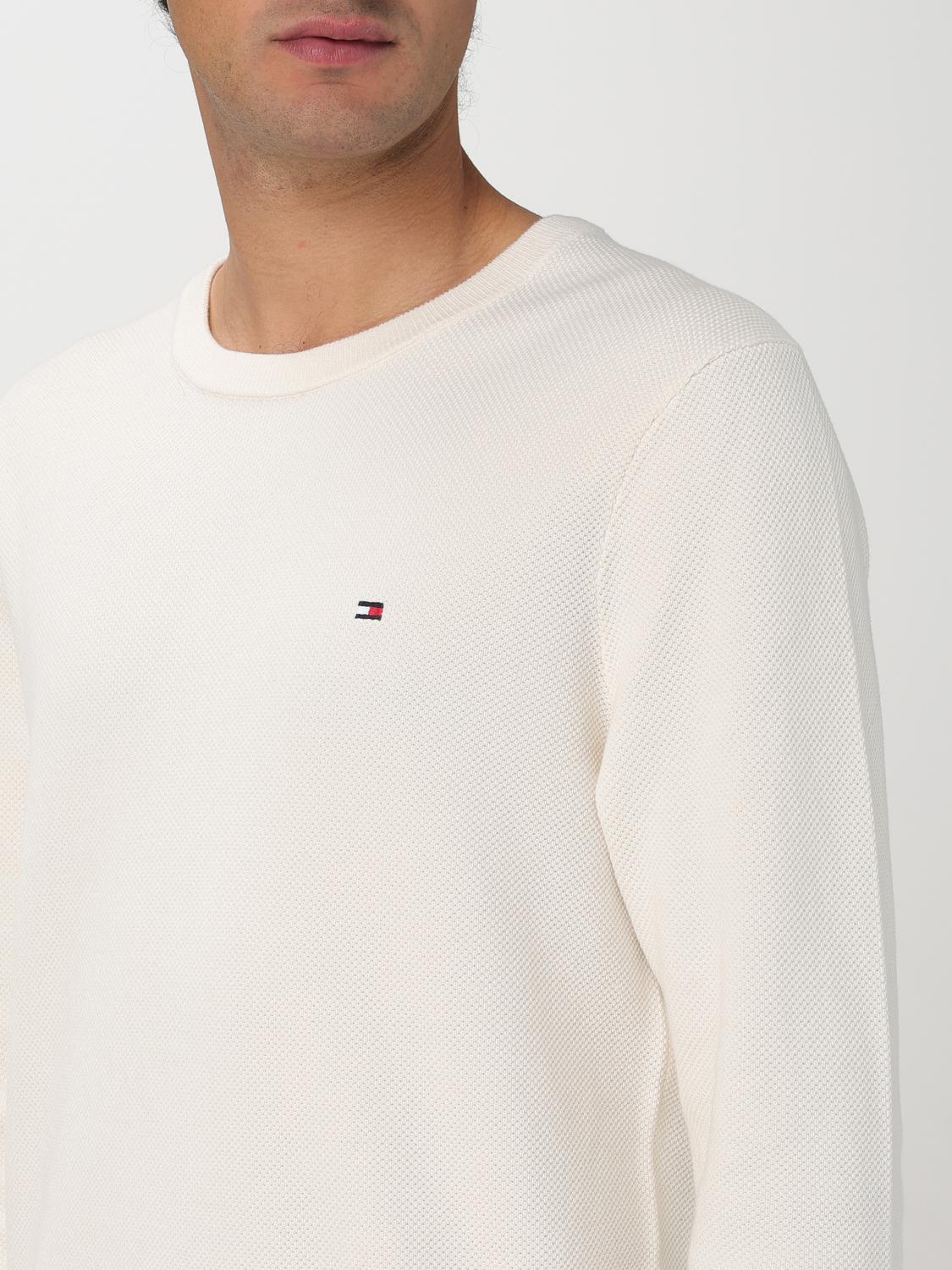 TOMMY HILFIGER PULLOVER: Pullover herren Tommy Hilfiger, Weiß - Img 3