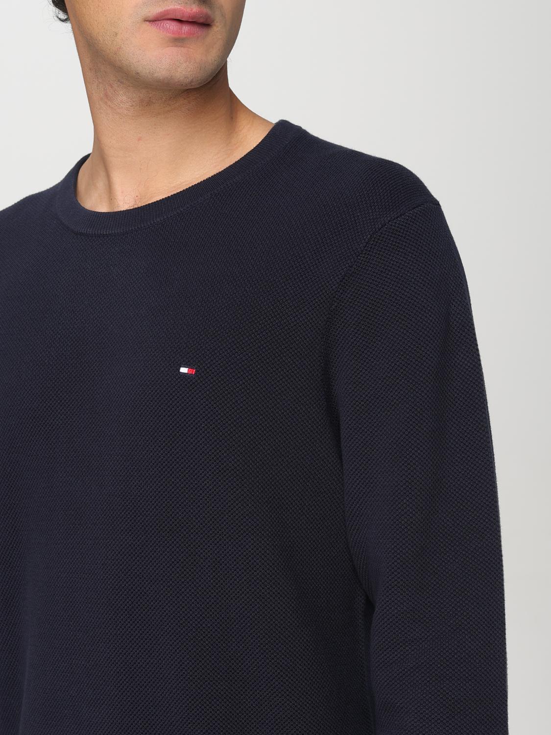 TOMMY HILFIGER SWEATER: Sweater men Tommy Hilfiger, Blue - Img 3