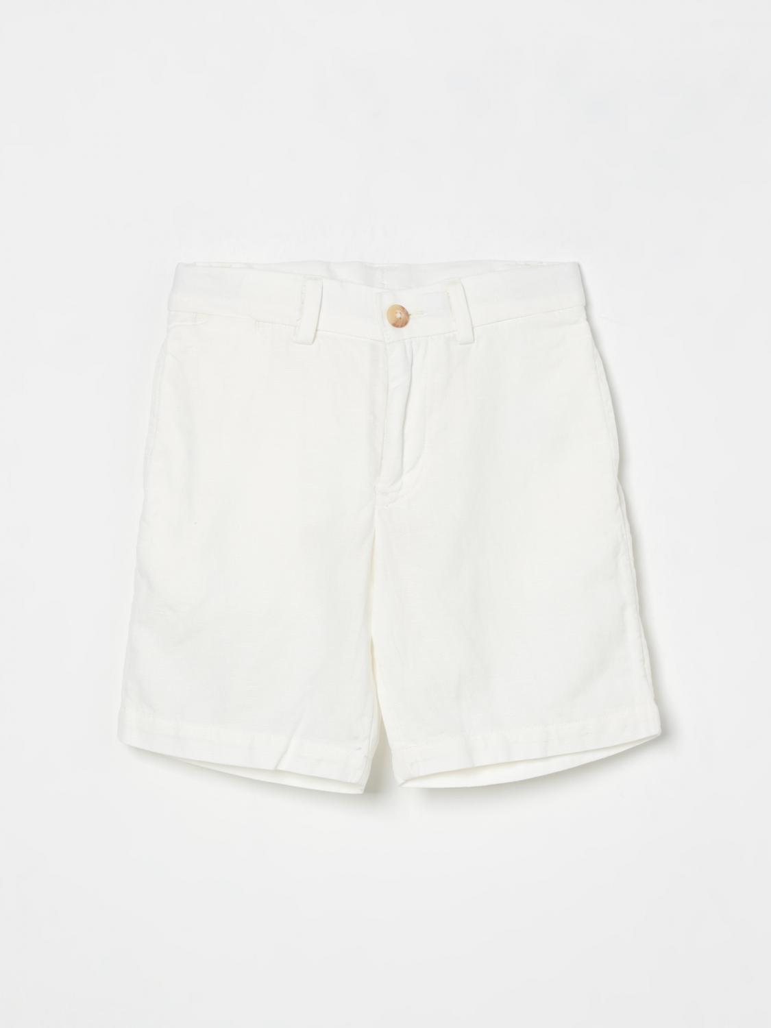 POLO RALPH LAUREN SHORTS: Pants kids Polo Ralph Lauren, White - Img 1