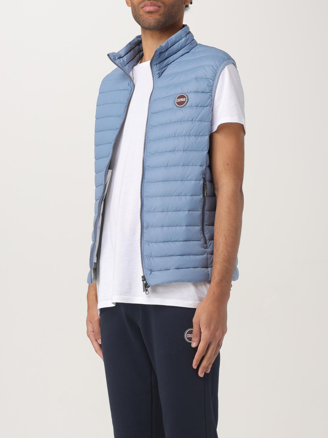COLMAR SUIT VEST: Colmar quilted nylon jacket, Gnawed Blue - Img 3