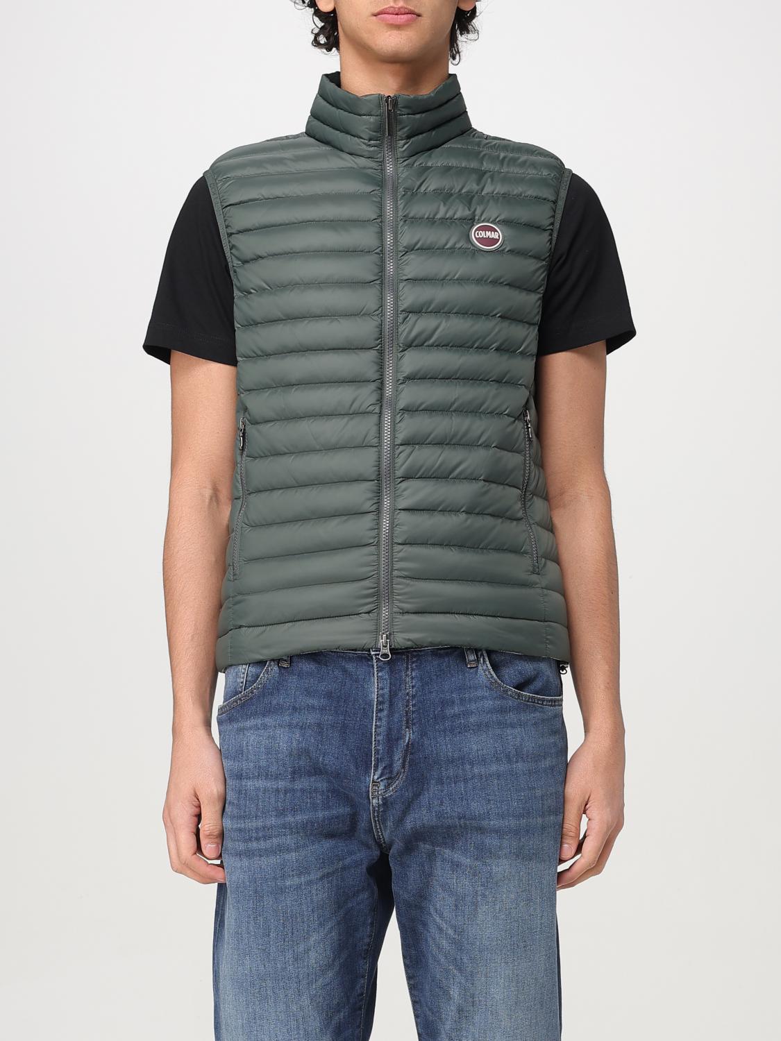 COLMAR SUIT VEST: Colmar quilted nylon jacket, Green - Img 1