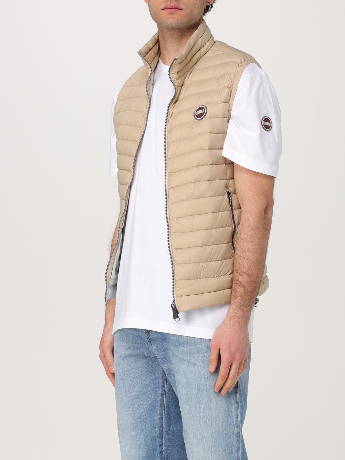 COLMAR SUIT VEST: Colmar quilted nylon jacket, Beige - Img 3