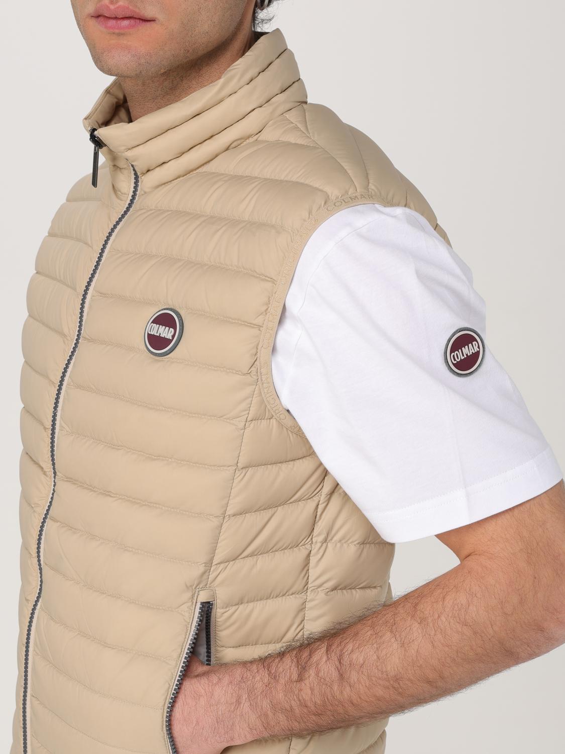 COLMAR SUIT VEST: Colmar quilted nylon jacket, Beige - Img 4