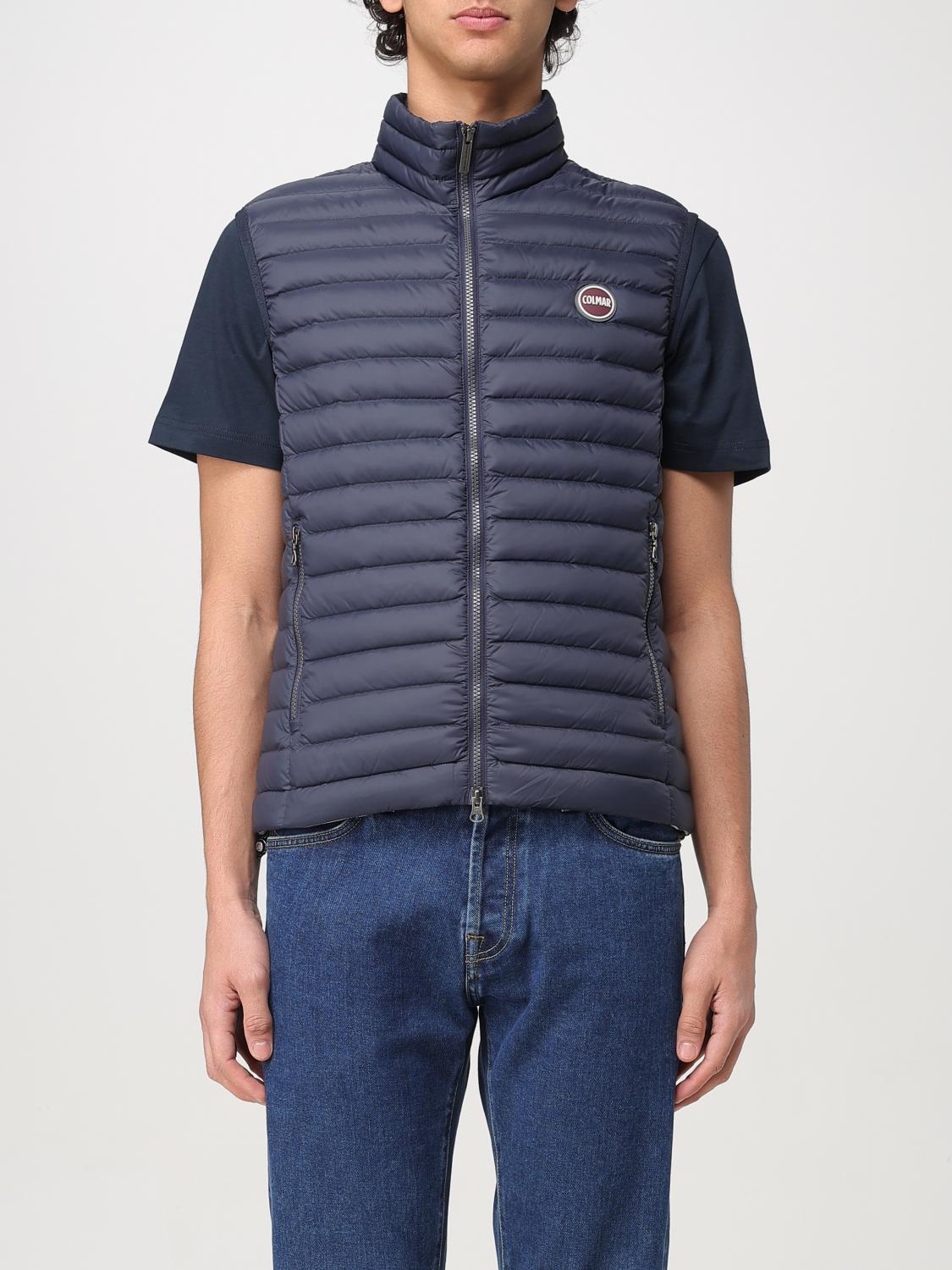 COLMAR SUIT VEST: Colmar quilted nylon jacket, Blue 1 - Img 1