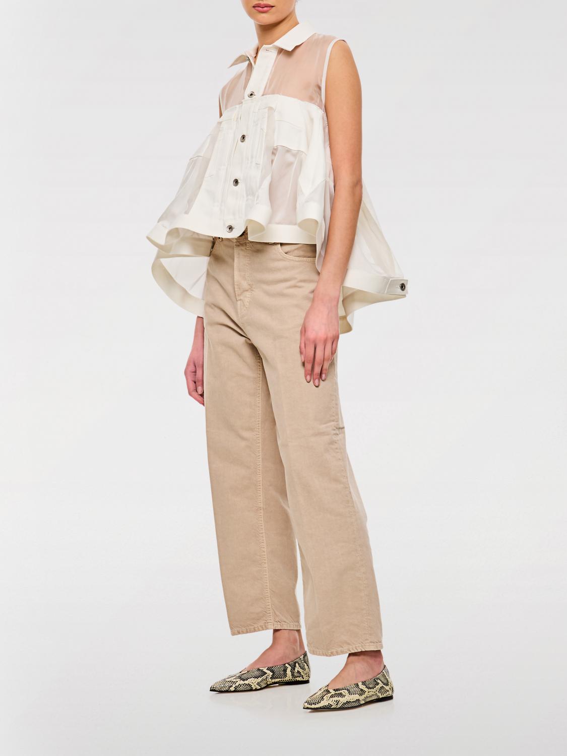 SACAI CAMISA: Camisa mujer Sacai, Blanco - Img 2
