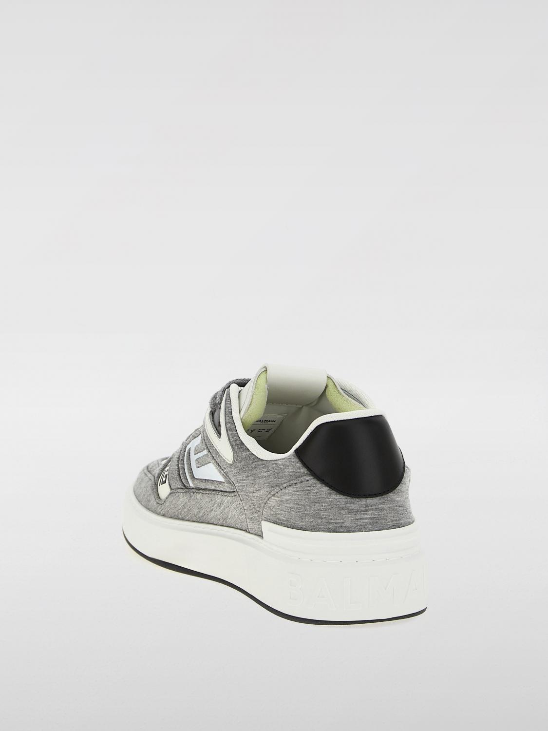 BALMAIN BASKETS: Baskets homme Balmain, Gris - Img 3