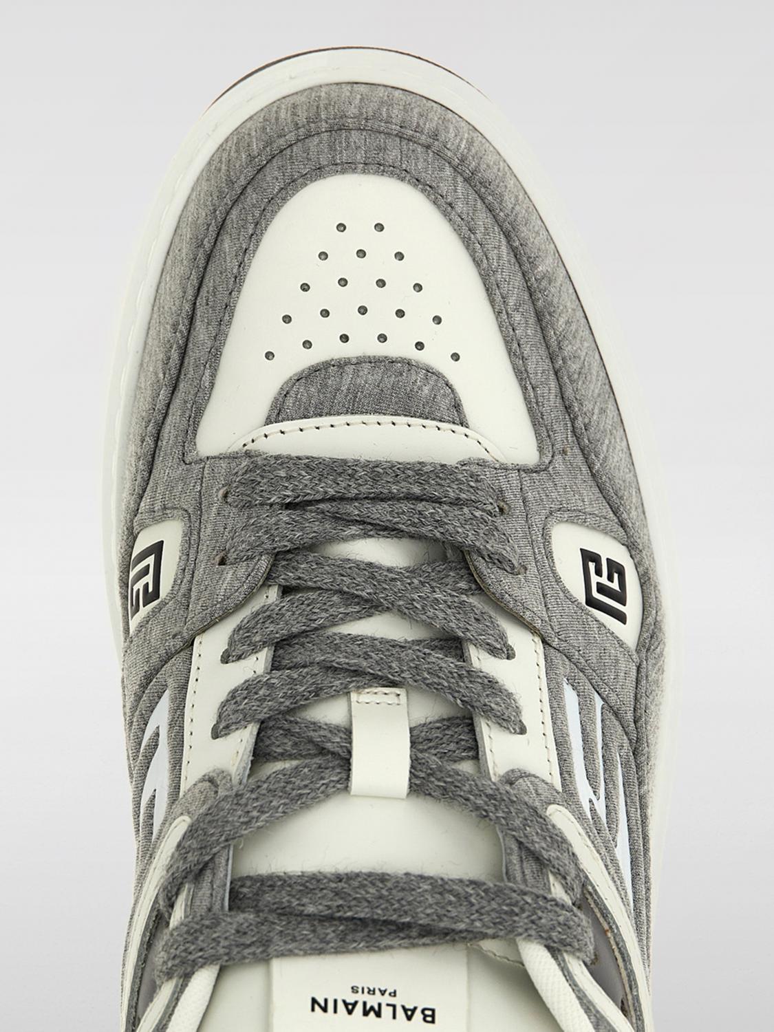 BALMAIN BASKETS: Baskets homme Balmain, Gris - Img 4