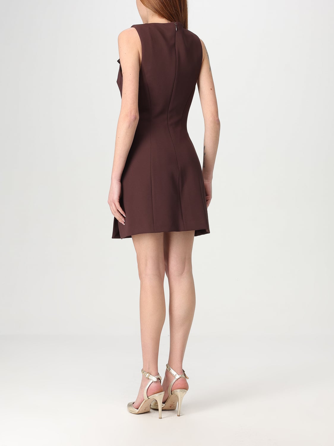 ELISABETTA FRANCHI KLEID: Kleider damen Elisabetta Franchi, Braun - Img 2