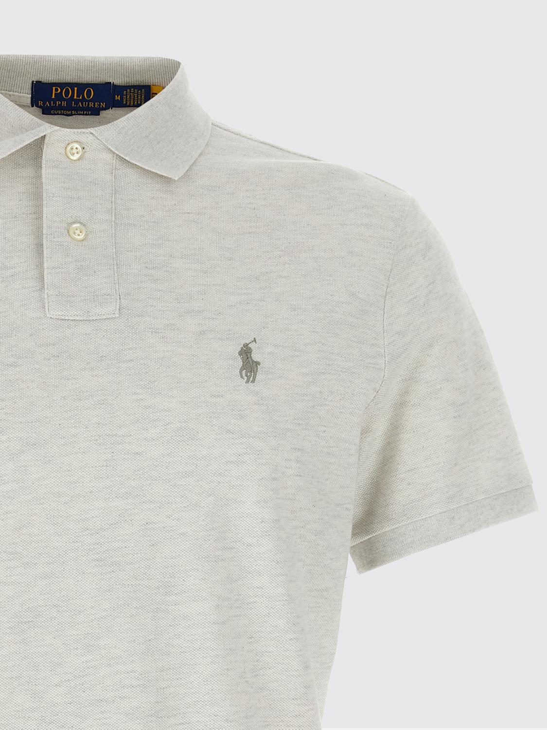 POLO RALPH LAUREN POLO SHIRT: T-shirt men Polo Ralph Lauren, Grey - Img 3