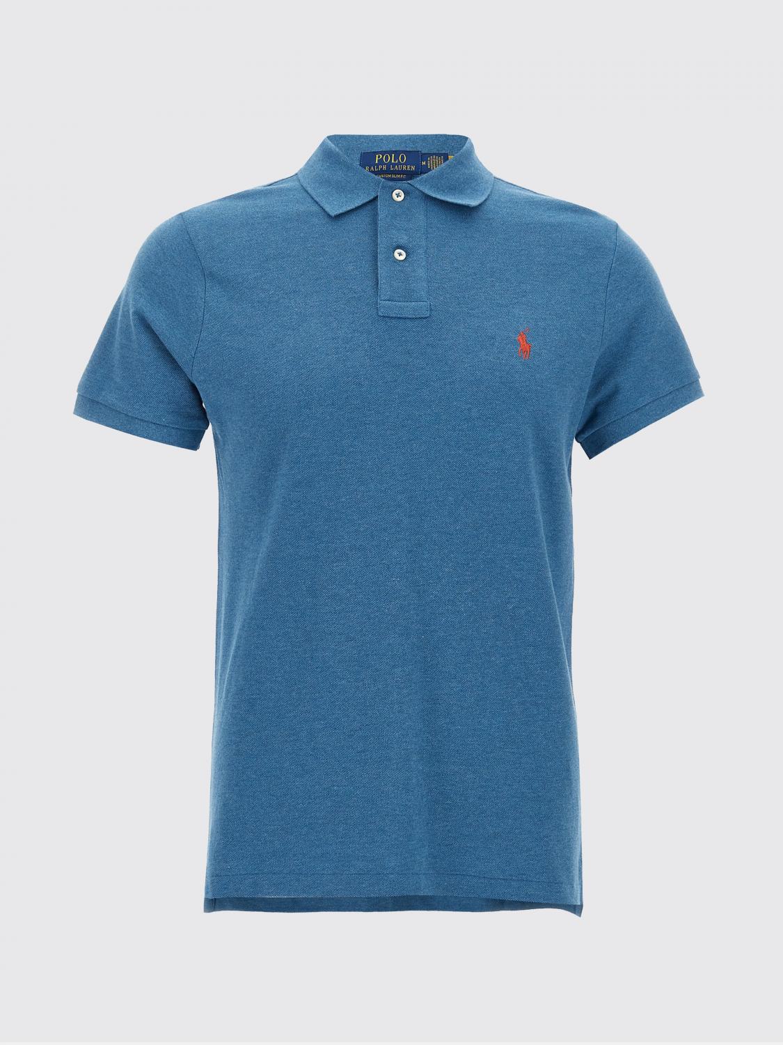 POLO RALPH LAUREN POLO SHIRT: T-shirt men Polo Ralph Lauren, Blue 2 - Img 1