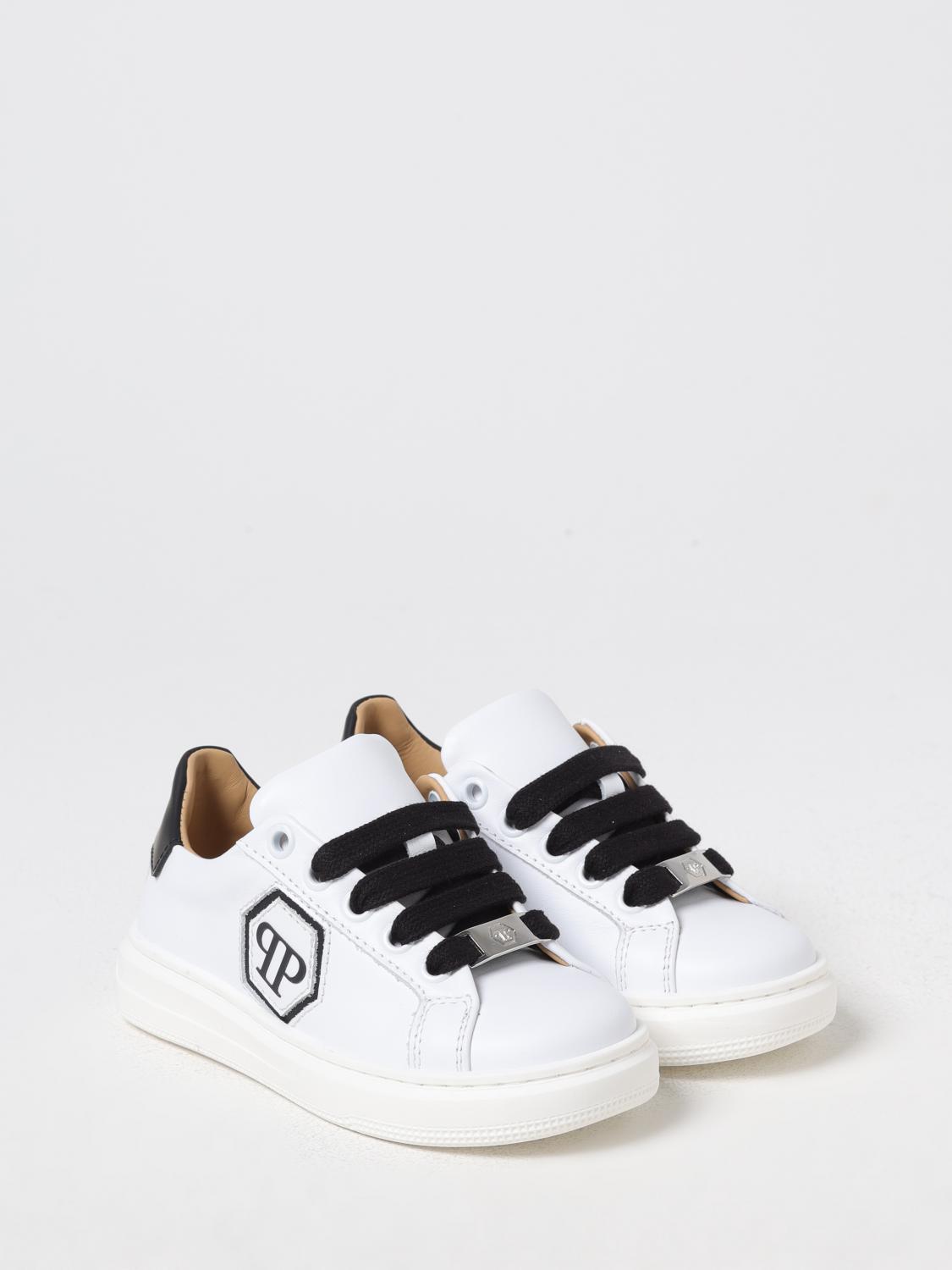 PHILIPP PLEIN SNEAKERS: Schuhe kinder Philipp Plein, Weiß - Img 2