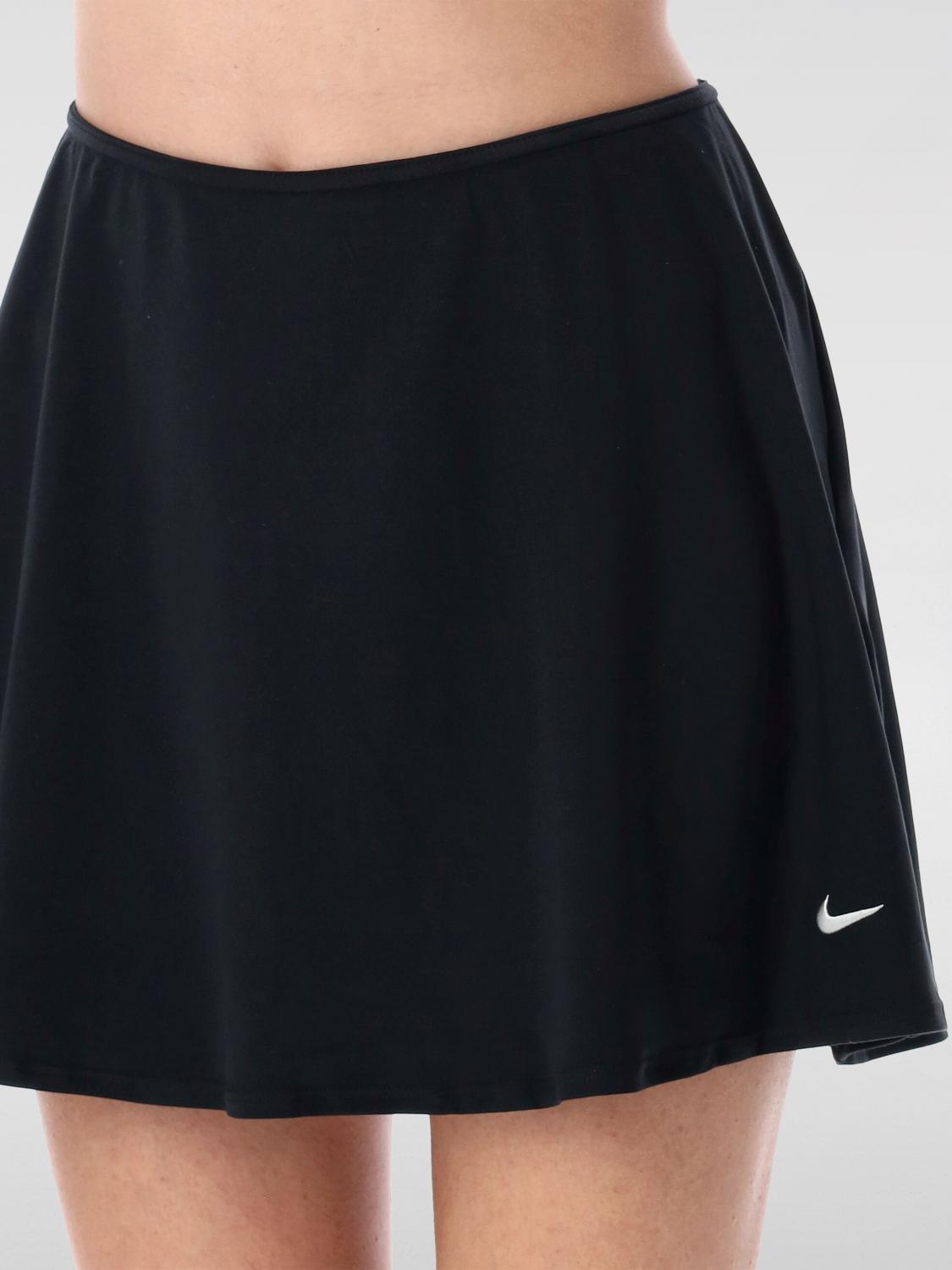 NIKE GONNA: Gonna Nike in tessuto tecnico stretch , Nero - Img 3