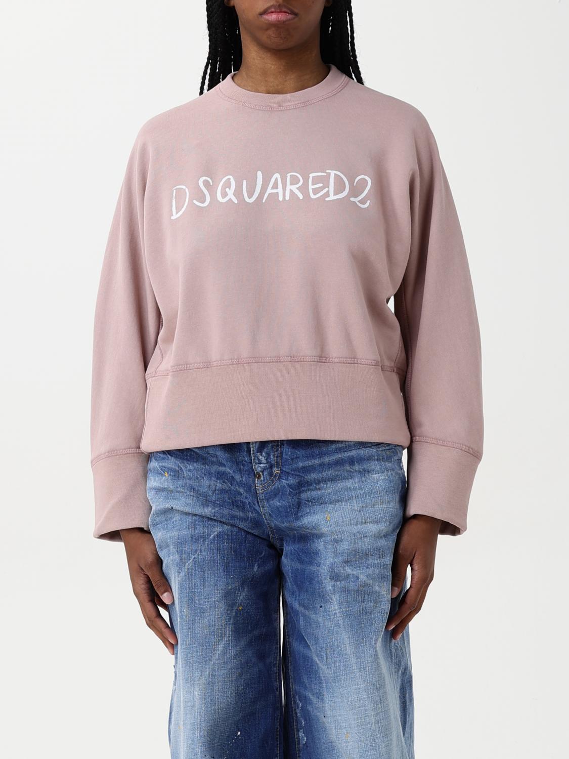 DSQUARED2 SWEATSHIRT: Pullover damen Dsquared2, Pink - Img 1