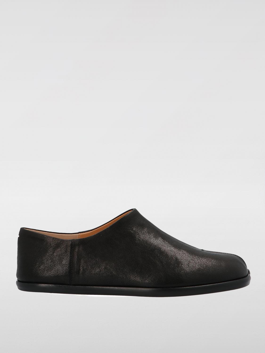 MAISON MARGIELA MOCASSINI: Mocassino Tabi Maison Margiela in pelle , Nero - Img 1