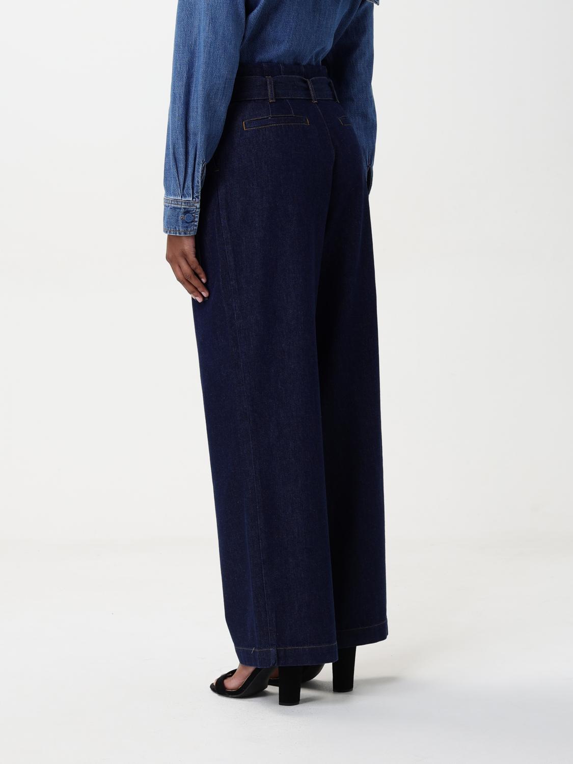 FRAME JEANS: Jeans Frame in denim con cintura , Denim - Img 2