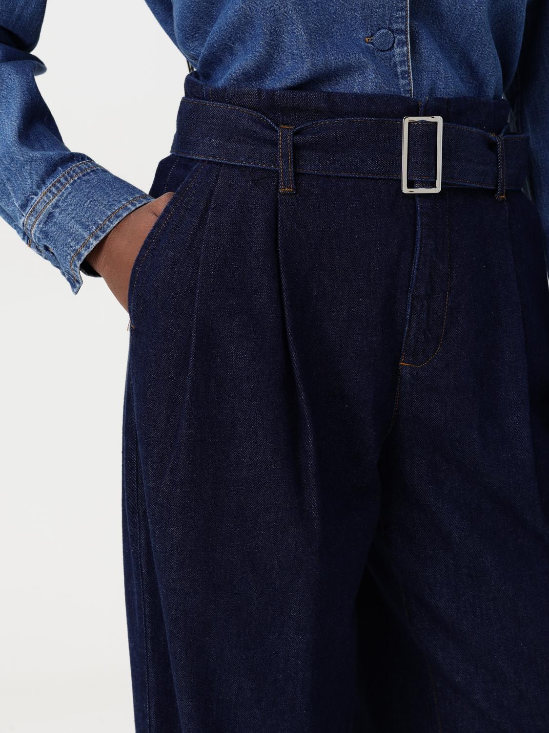 FRAME JEANS: Jeans Frame in denim con cintura , Denim - Img 3