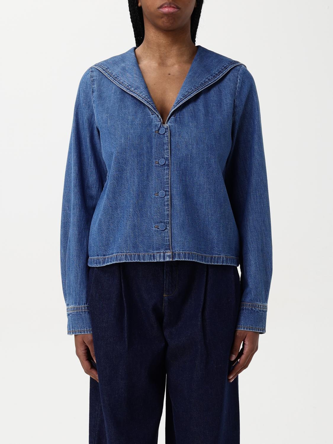 FRAME HEMDBLUSE: Top damen Frame, Denim - Img 1