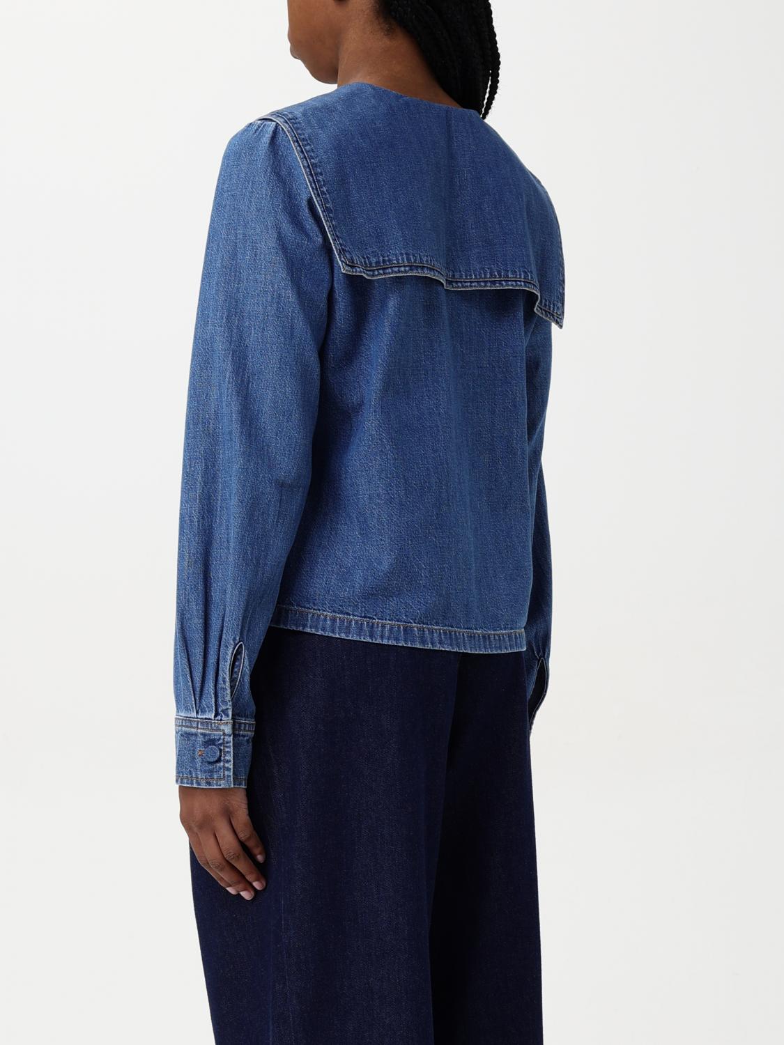 FRAME HEMDBLUSE: Top damen Frame, Denim - Img 2