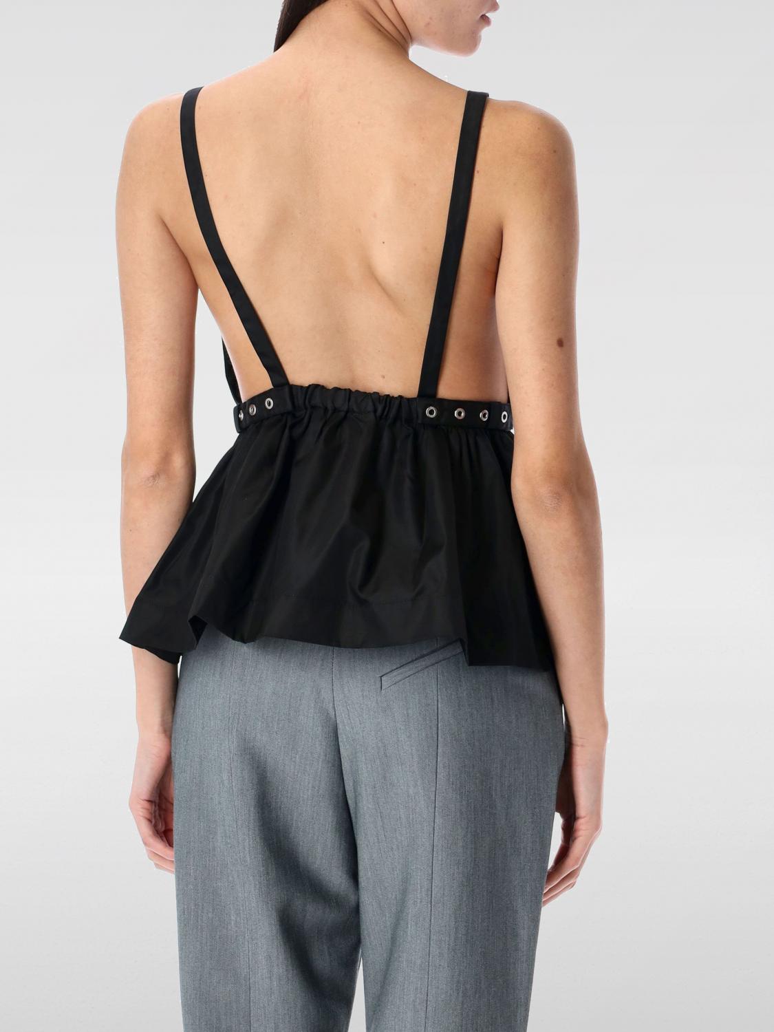 GANNI TOP: Top mujer Ganni, Negro - Img 2